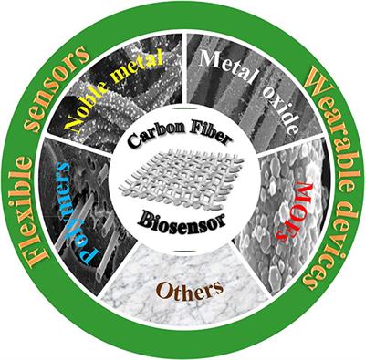 Fabrication and Specific Functionalisation of Carbon Fibers for Advanced Flexible Biosensors